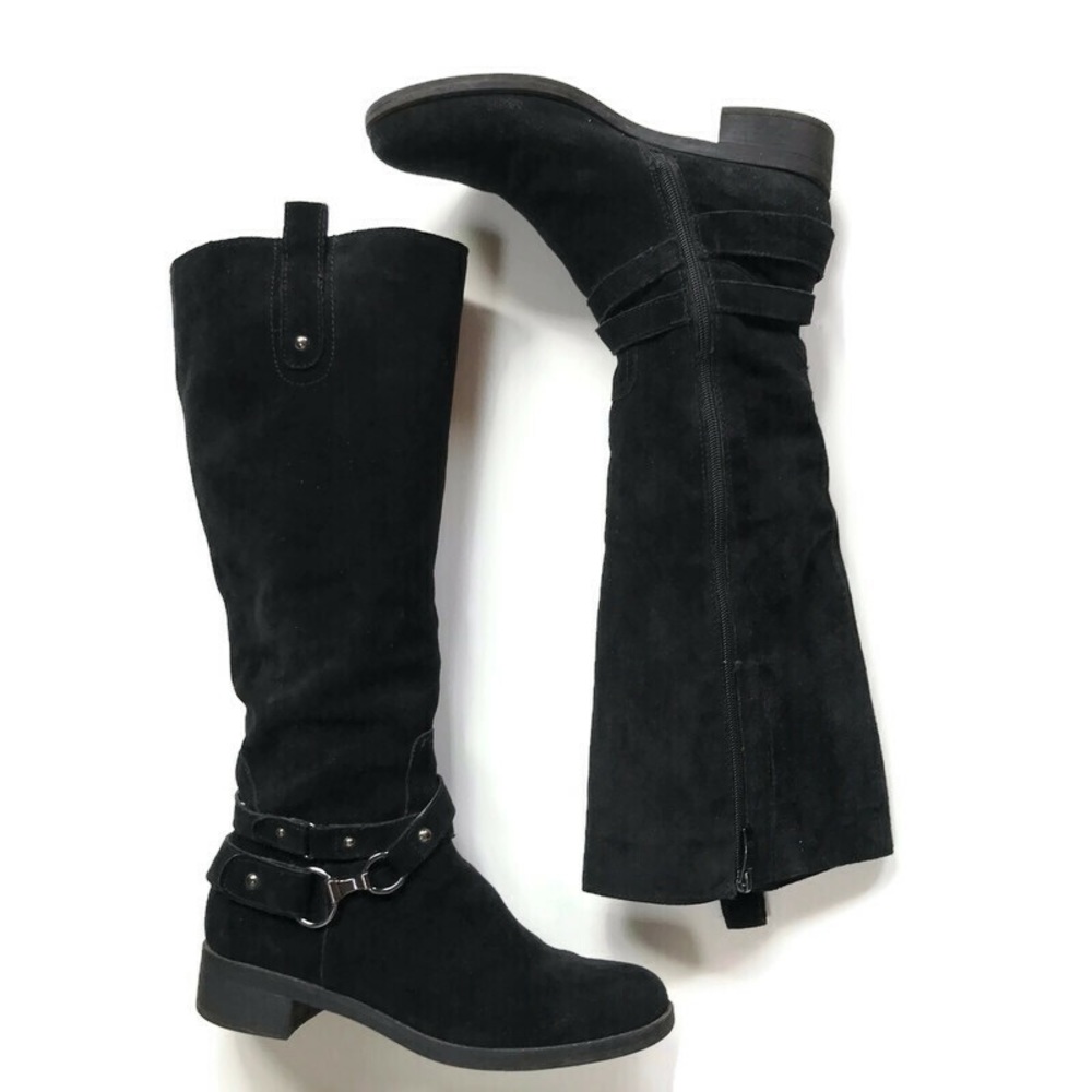 BJORNDAL Hobson Black leather riding boots- 8.5
